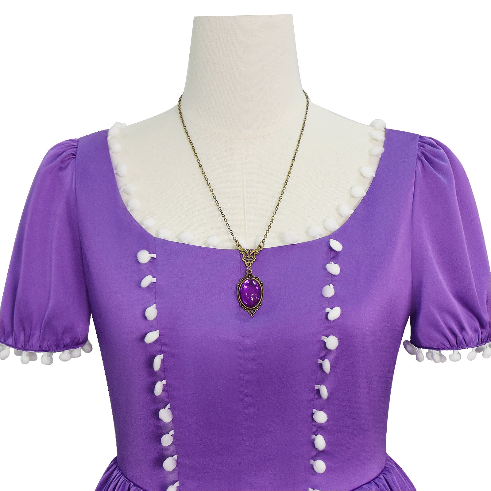 Sofia the First Sofia Cosplay Costume Purple Princess Dress Halloween Outfit - Image 6