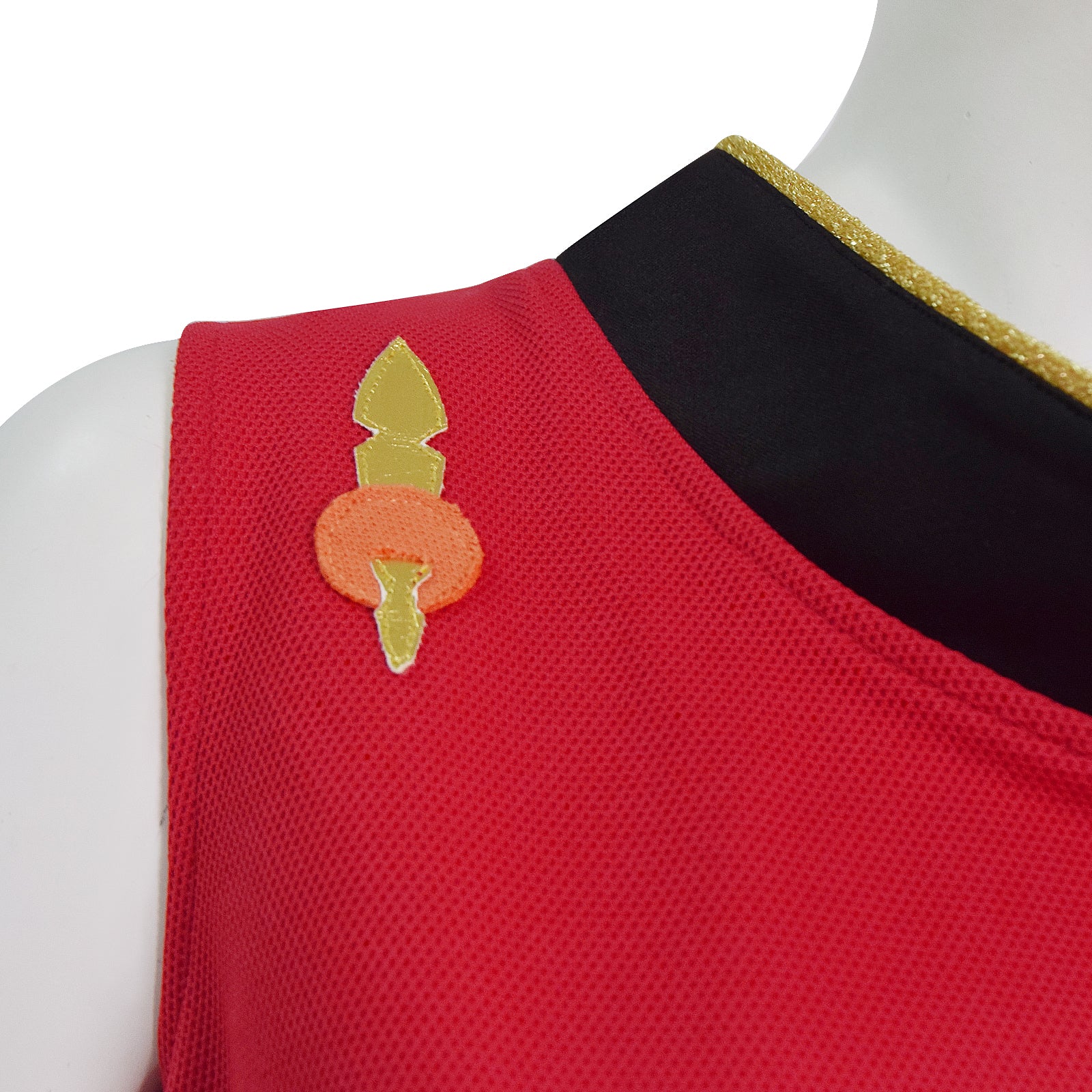 Star Trek Beyond Uhura Cosplay Costume Vest With Red Dress Two Piece - Image 7