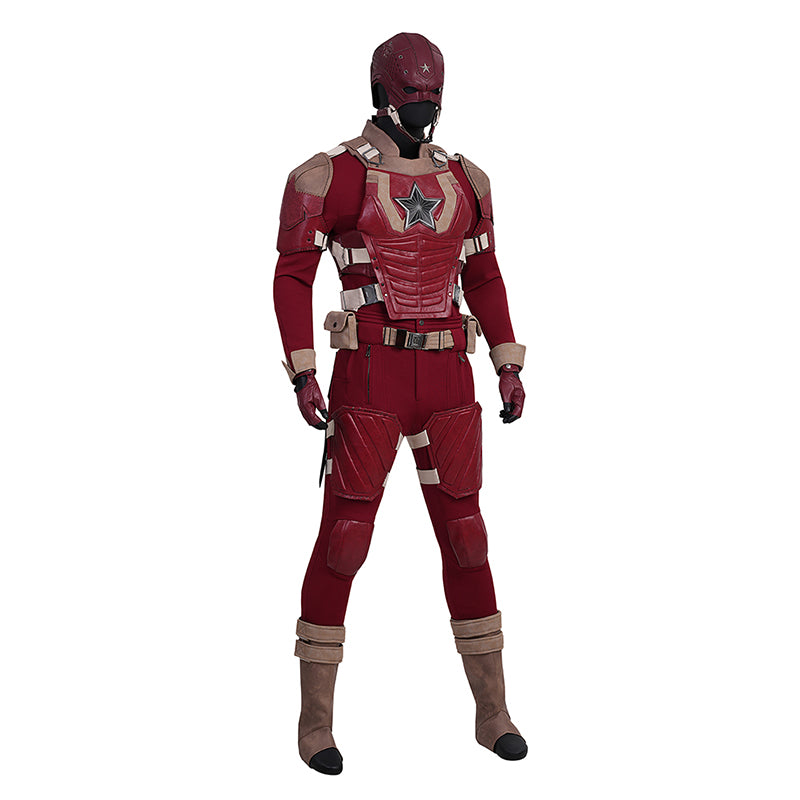 Thunderbolts Red Guardian Cosplay Costume Halloween Outfit Version 2 - Image 8