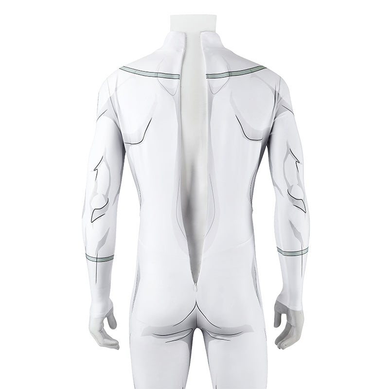 Invincible Mark Grayson Viltrumite Cosplay Costume White Jumpsuit with Apron - Image 11