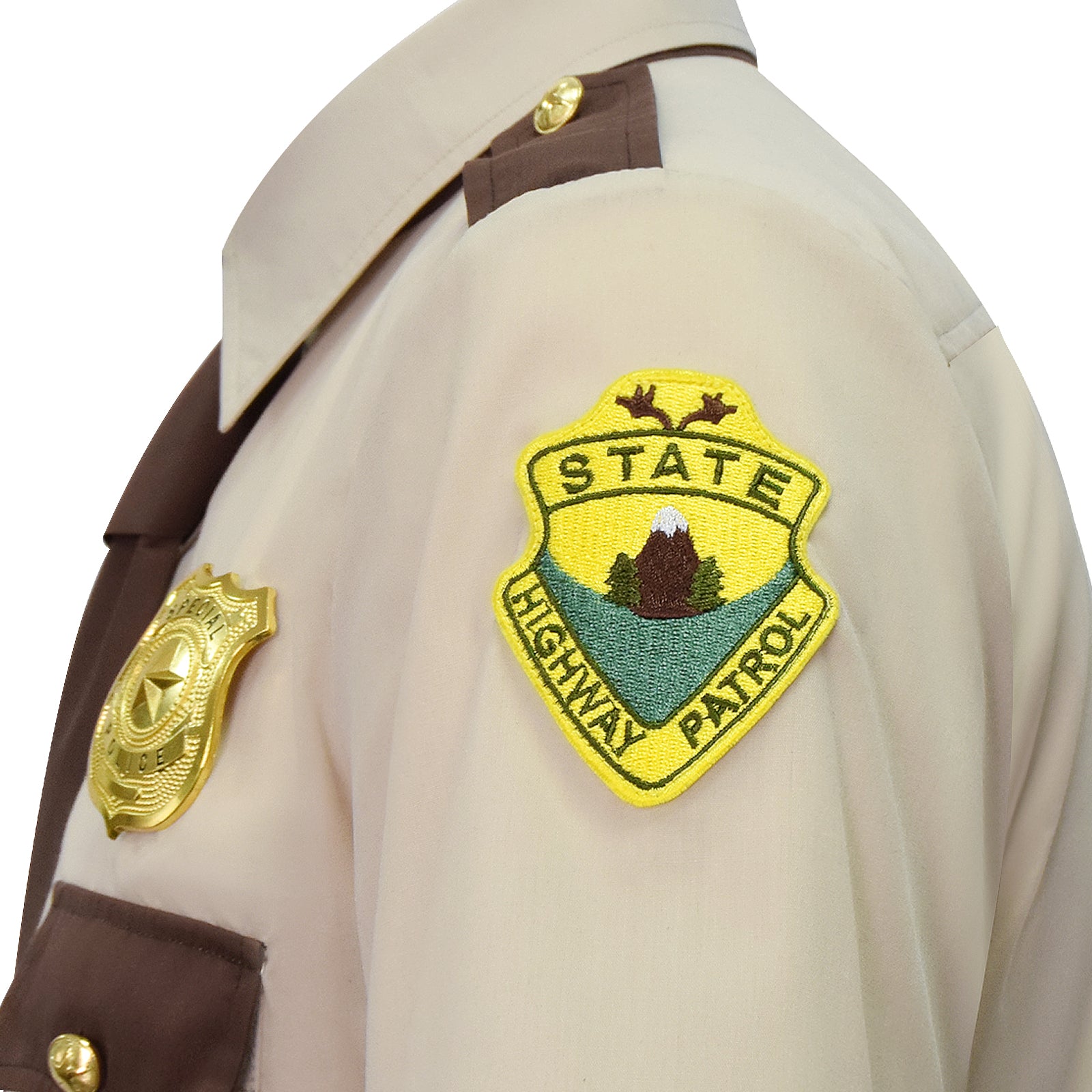 Super Troopers State Trooper Cosplay Costume Halloween Highway Patrol Outfit - Image 10