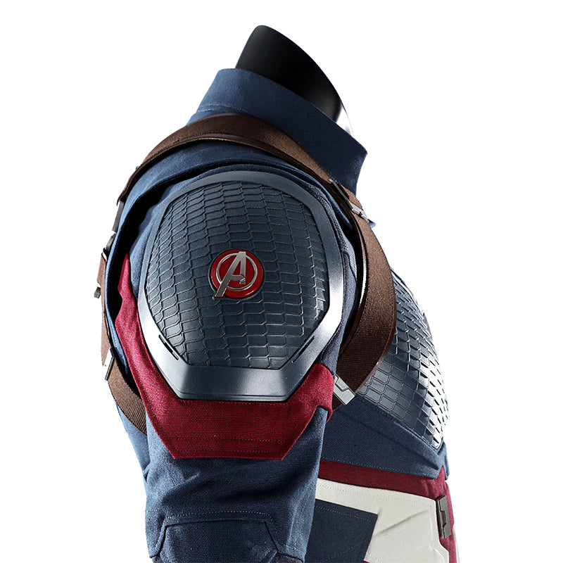 Captain America Cosplay Costume Avengers Endgame Halloween Outfit - Image 26