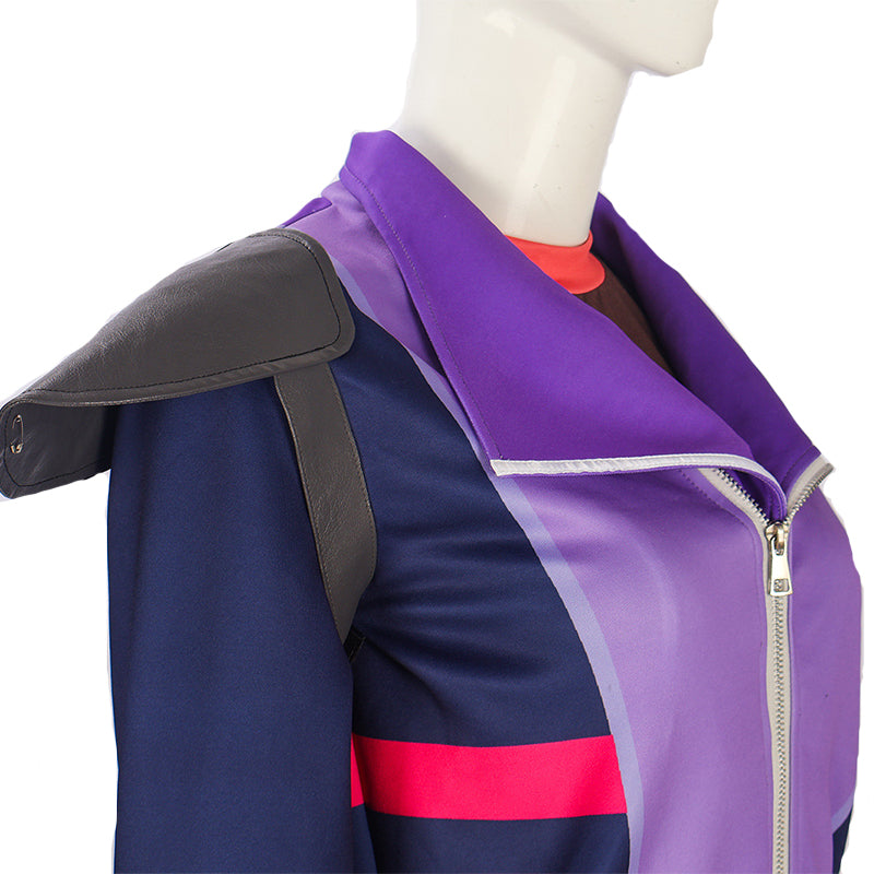 Rick and Morty Seal Team Rick Sanchez Cosplay Costume Purple Jacket Full Set - Image 7