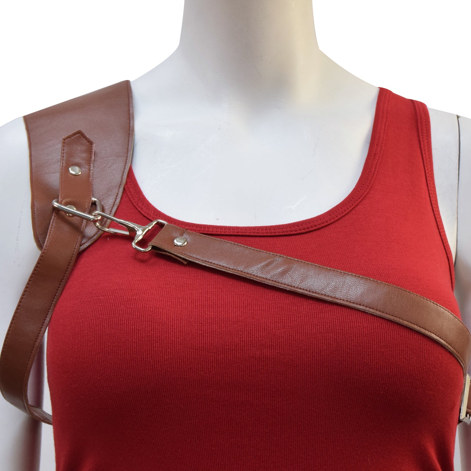 Movie Twisters 2024 Kate Women Red Brown Outfit Cosplay Costume Outfits Halloween - Image 6