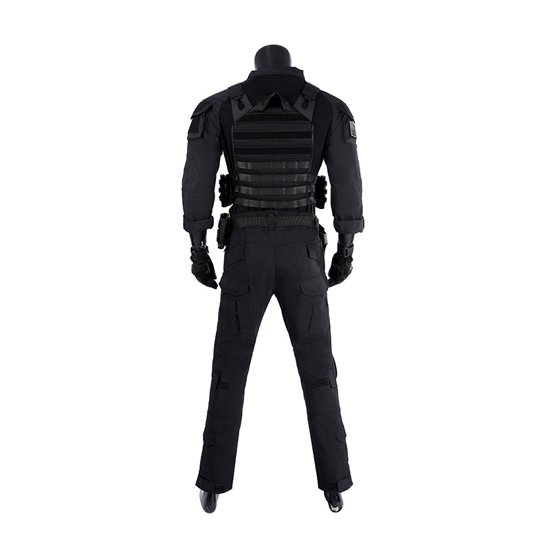 The Punisher Cosplay Costume Frank Castle Skull Suit One Last Kill Halloween - Image 9
