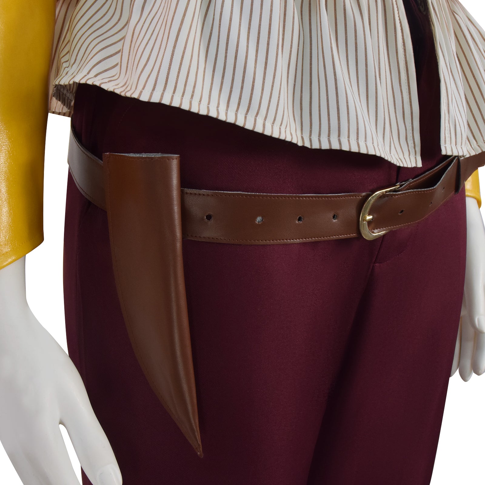 The Witcher Season 4 Ciri Cosplay Costume Medieval Warrior Yellow Halloween Outfit - Image 11