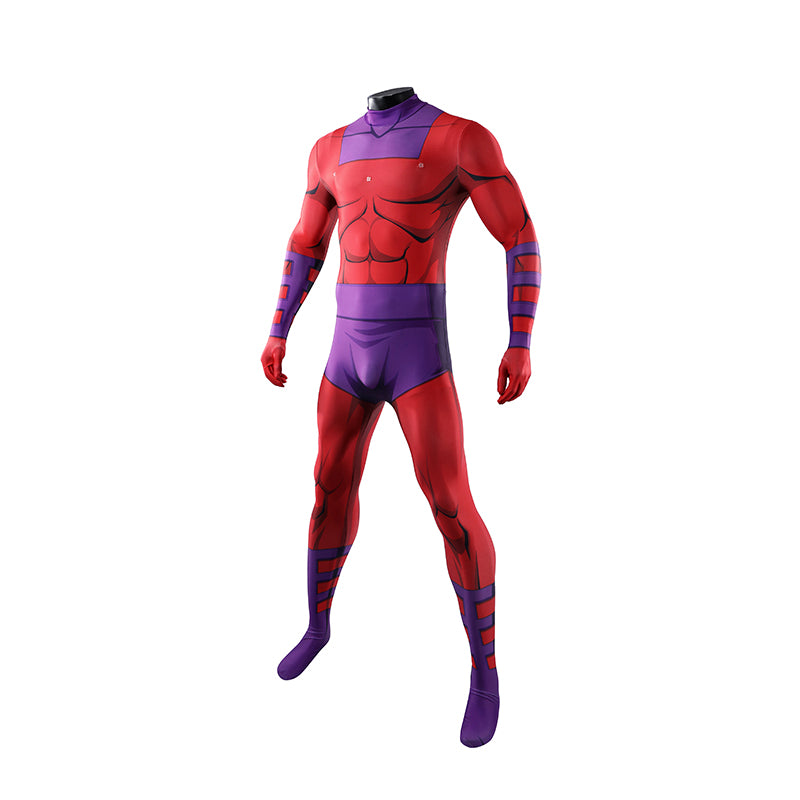 X-Men 97 Magneto Cosplay Costume With Cape Halloween Jumpsuit - Image 9