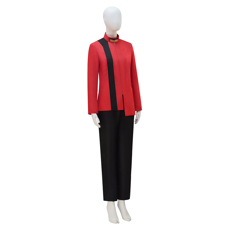 Discovery Season 4 Cosplay Costume Red Uniform Halloween Outfit For Female Male - Image 6