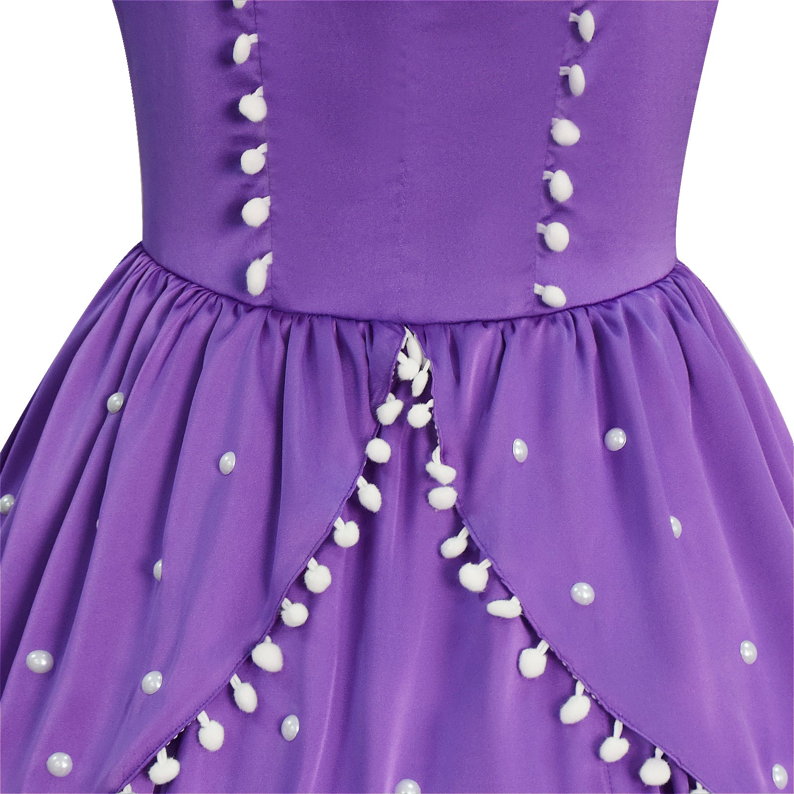 Sofia the First Sofia Cosplay Costume Purple Princess Dress Halloween Outfit - Image 8