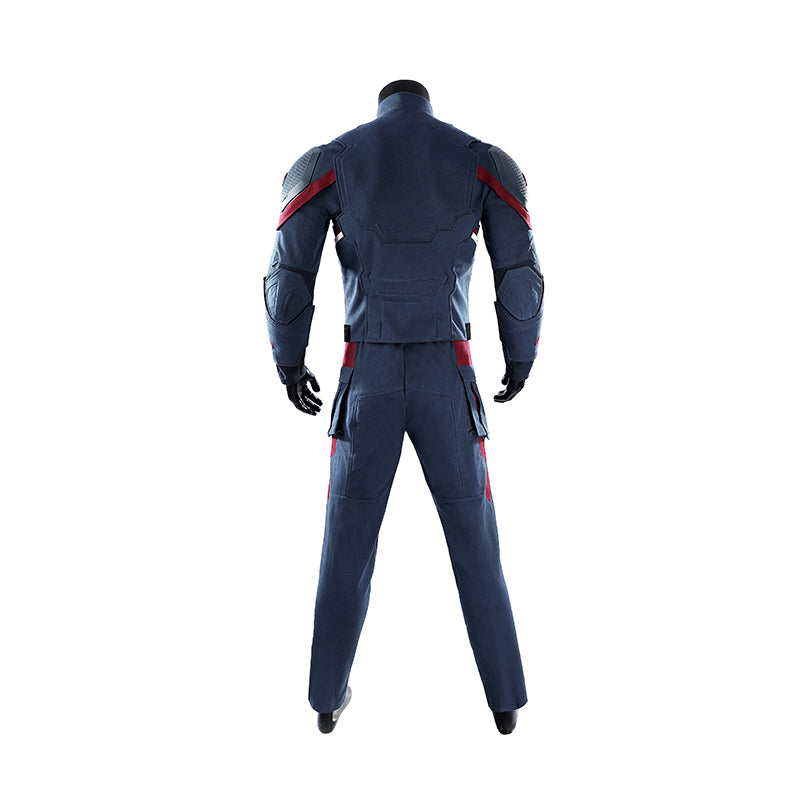 Captain America Cosplay Costume Avengers Endgame Halloween Outfit - Image 9