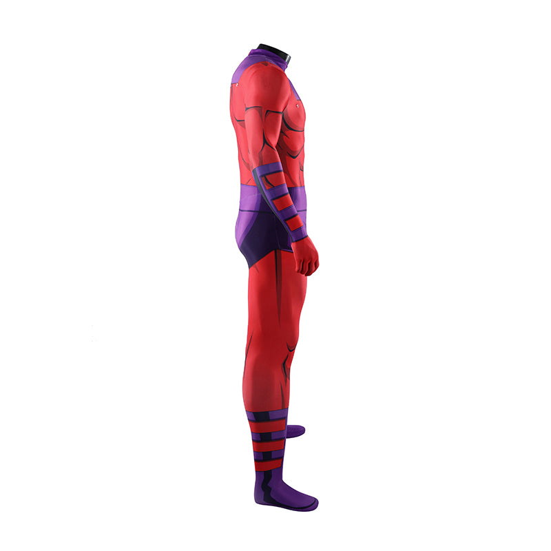 X-Men 97 Magneto Cosplay Costume With Cape Halloween Jumpsuit - Image 10