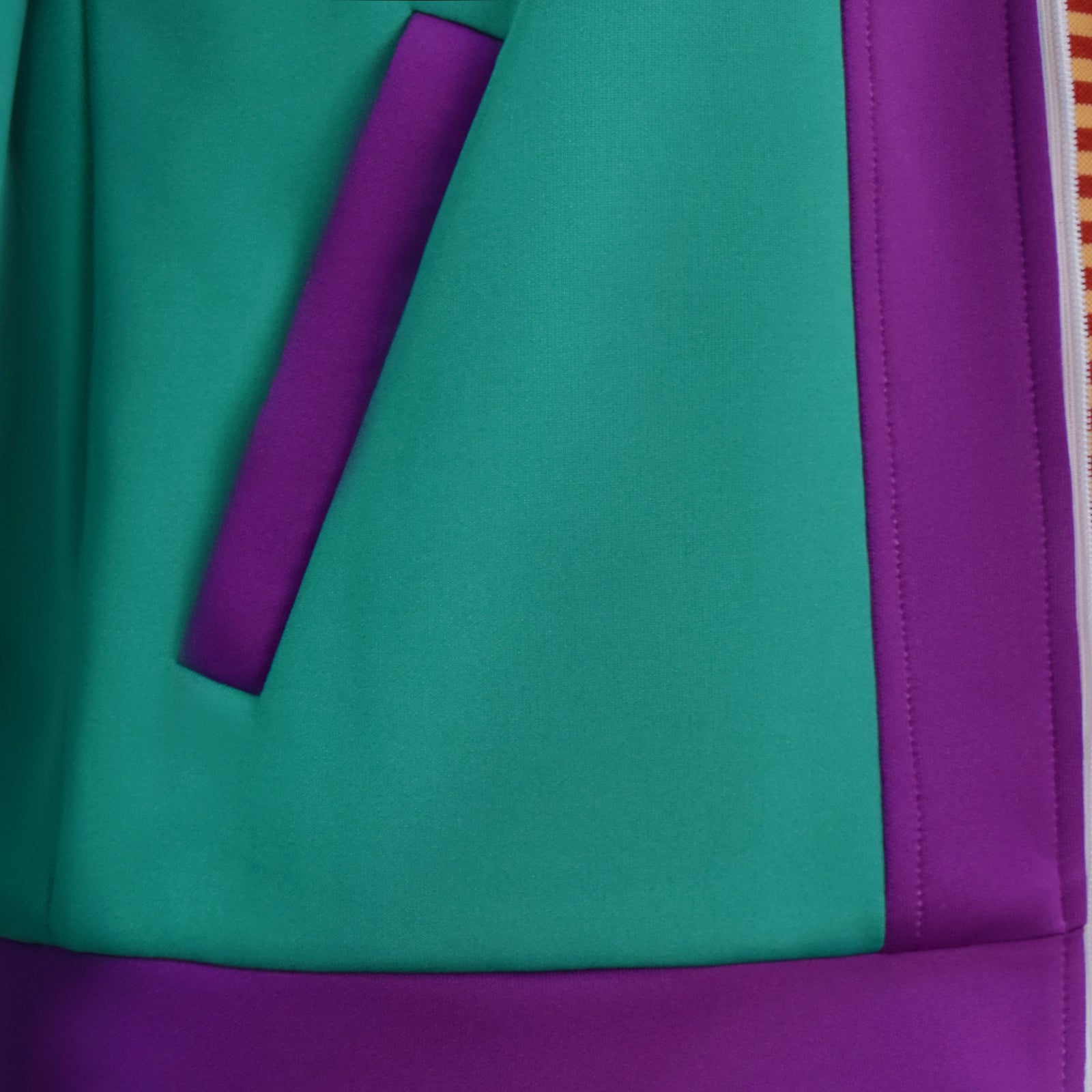 Adult Forgotten Island Raissa Cosplay Costume Green Purple Disco Halloween Outfit - Image 12
