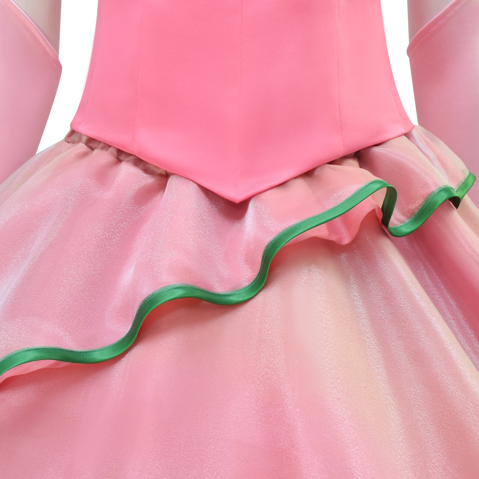 Wicked Witch Glinda Cosplay Costume Pink Dress Halloween Outfit - Image 10