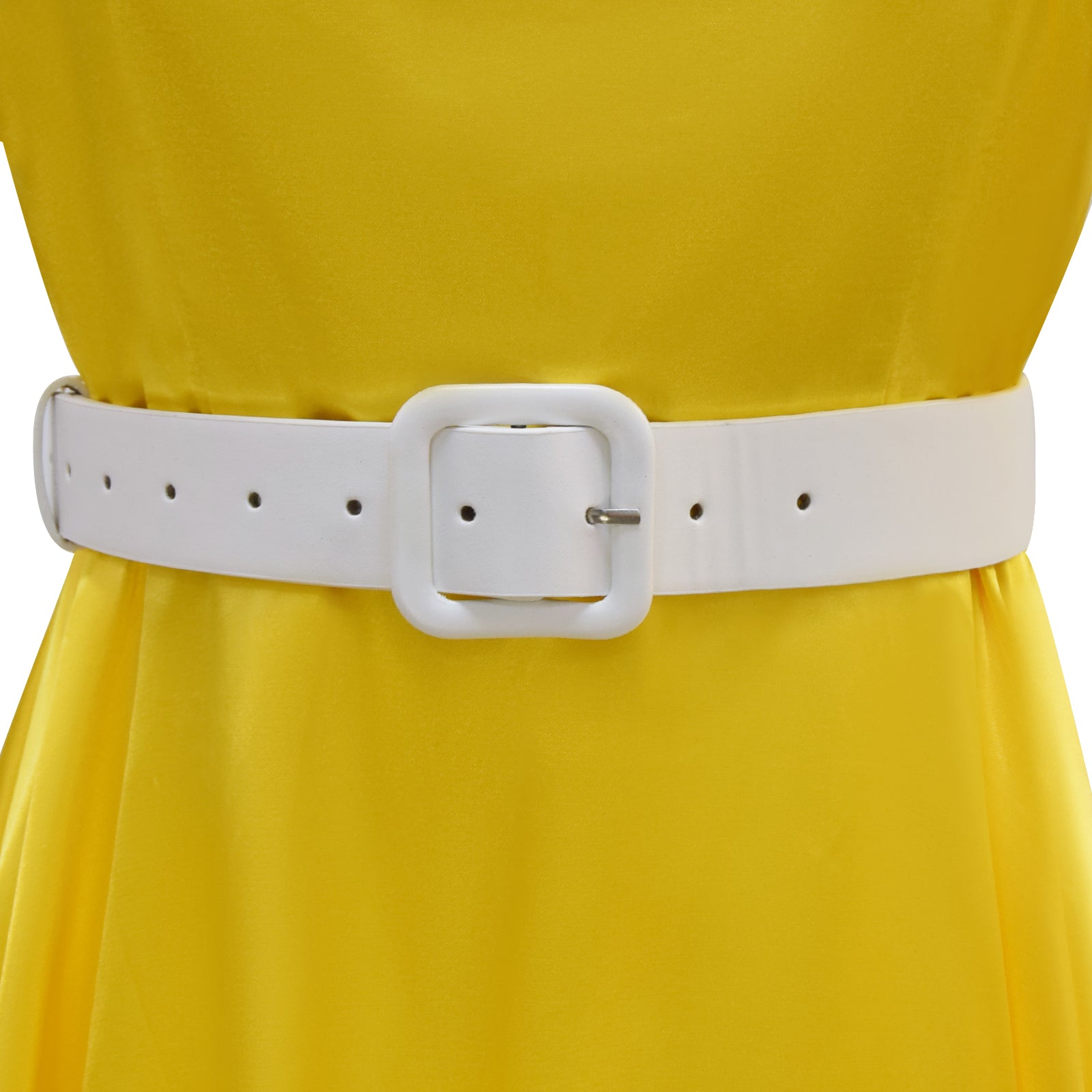 Belinda Chandra Cosplay Costume Doctor Who Yellow Dress Halloween - Image 7