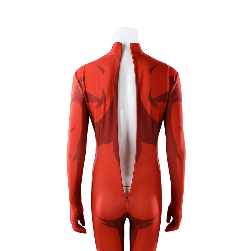 Dispatch Malevola Cosplay Costume Red Jumpsuit Halloween Outfit - Image 18