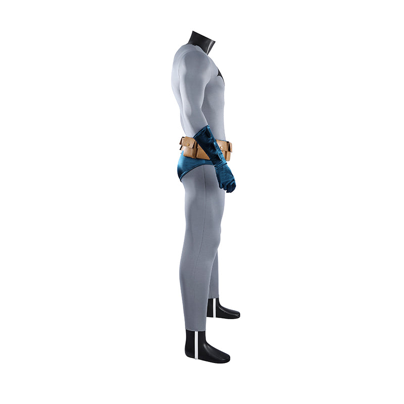 Batman: Hush Cosplay Costume Jumpsuit Halloween Outfit With Cape - Image 9