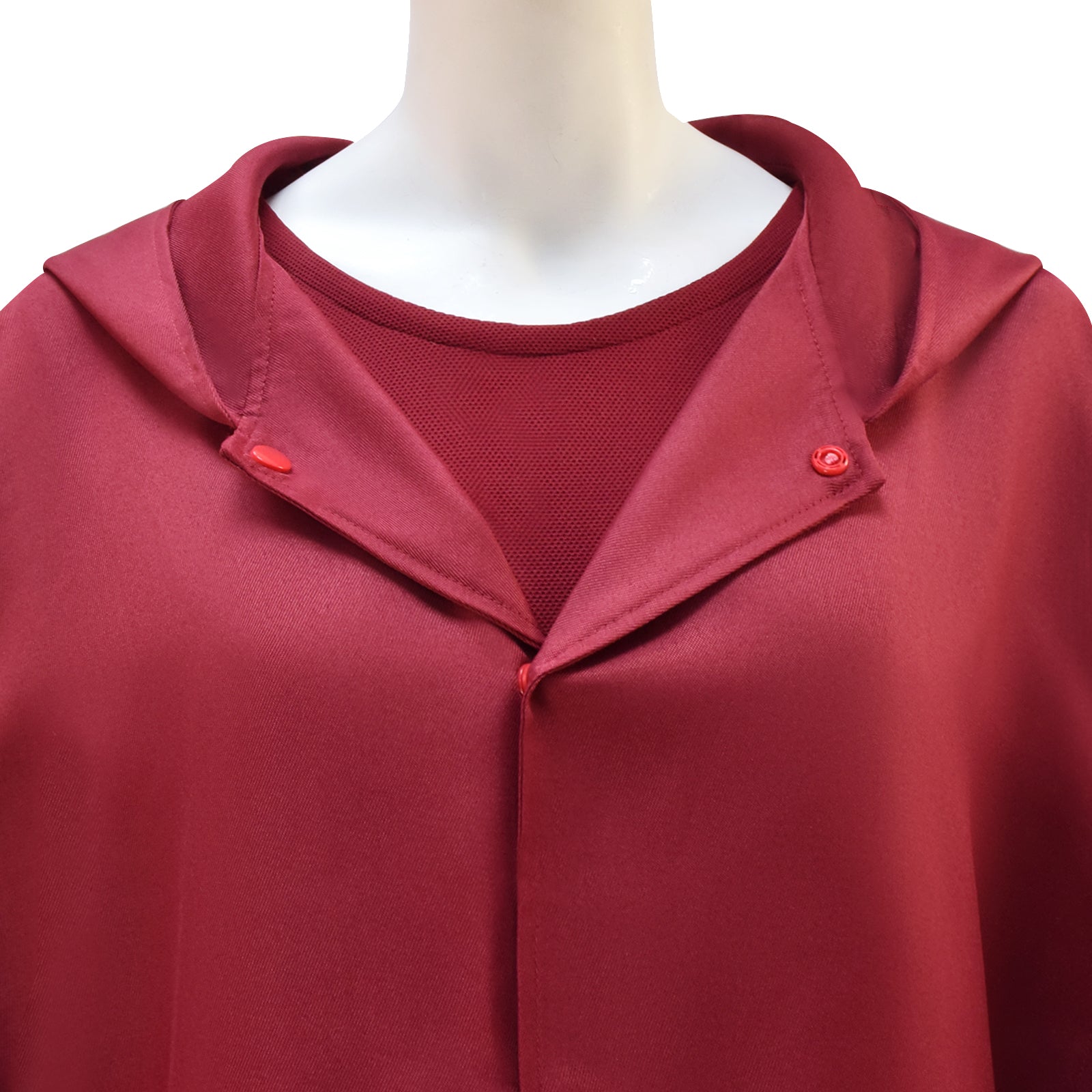 The Handmaid's Tale Hooded Cape Cosplay Costume Halloween Outfit - Image 7