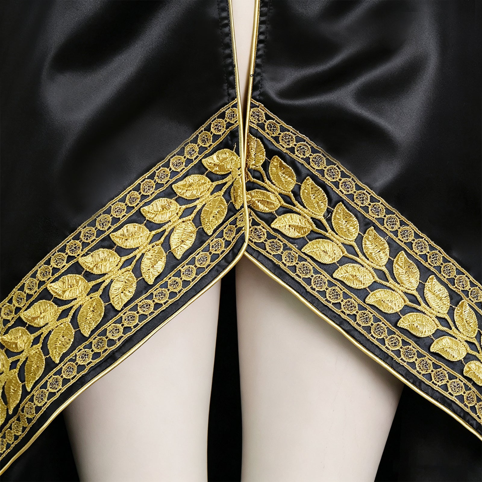 Baroque Cosplay Costume Royal Black Military Tailcoat Performance Dress Halloween Suit - Image 9