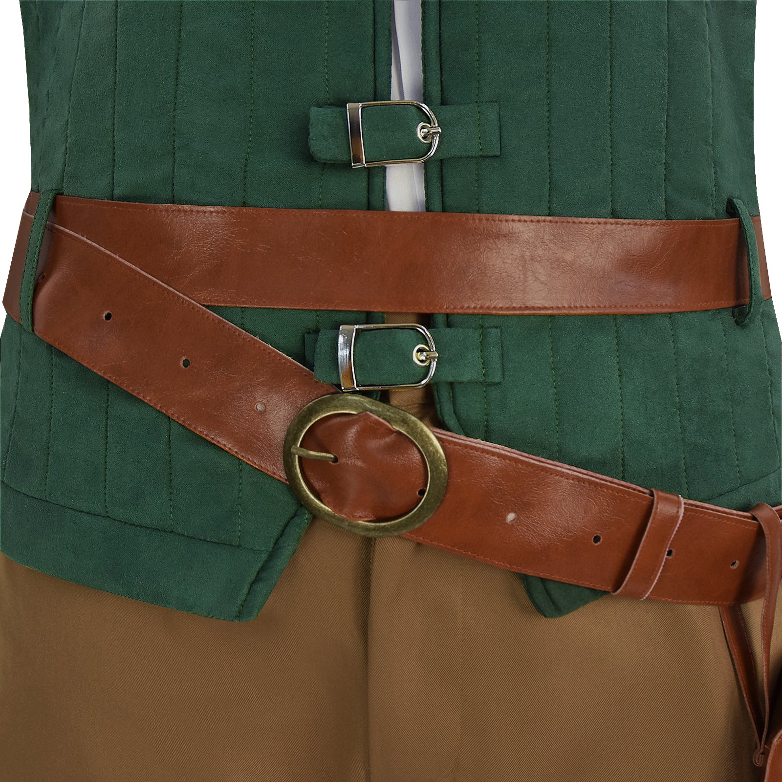Prince Tangled Cosplay Flynn Rider Costume Vest Shirt Outfit Halloween Carnival Suit - Image 9