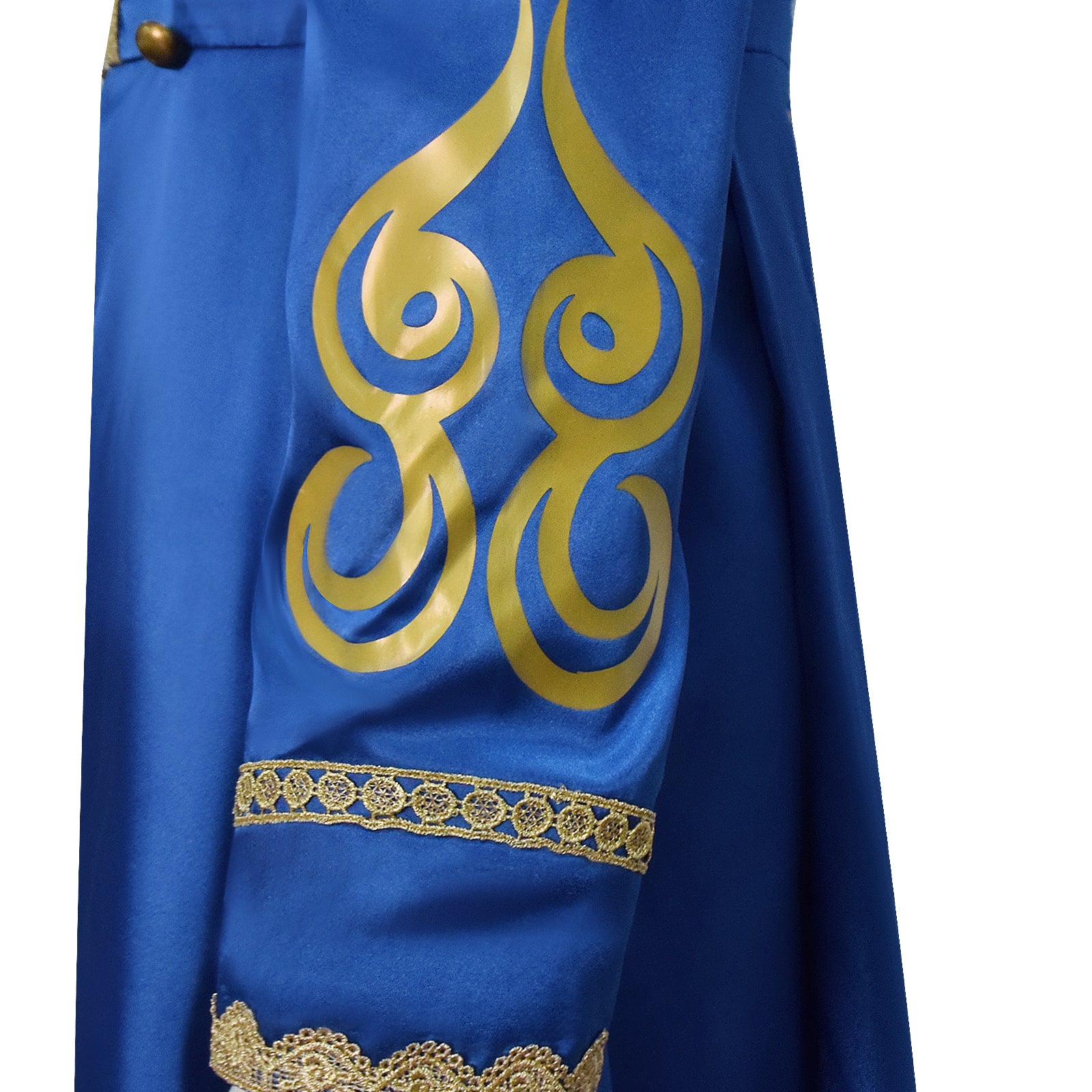 Baroque Cosplay Costume Royal Blue Military Tailcoat Performance Dress Lady Halloween Suit - Image 10