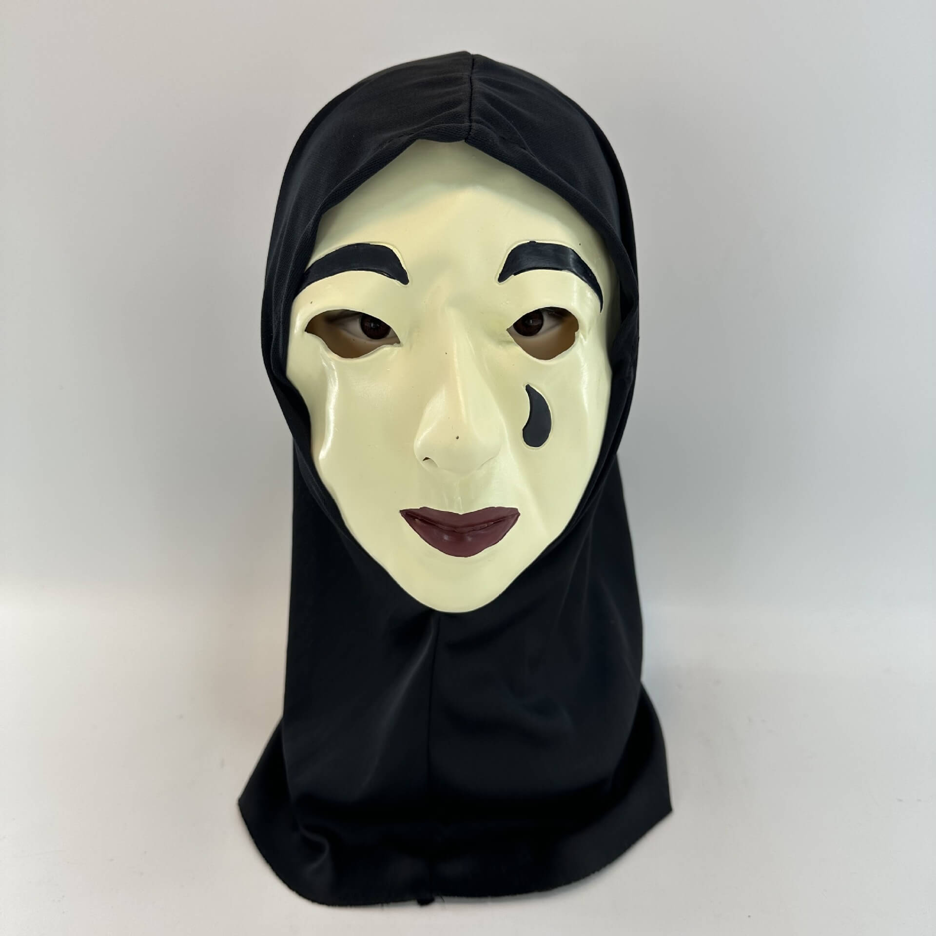 A Haunting in Venice 2023 Hooded Coat Horror Ghost Mask Halloween Cosplay Cape Suit - Image 6