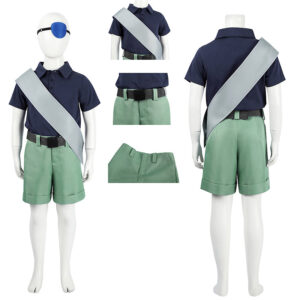 Elio The Earth Envoy Navy Fullset Kids Cosplay Costume Halloween Outfit
