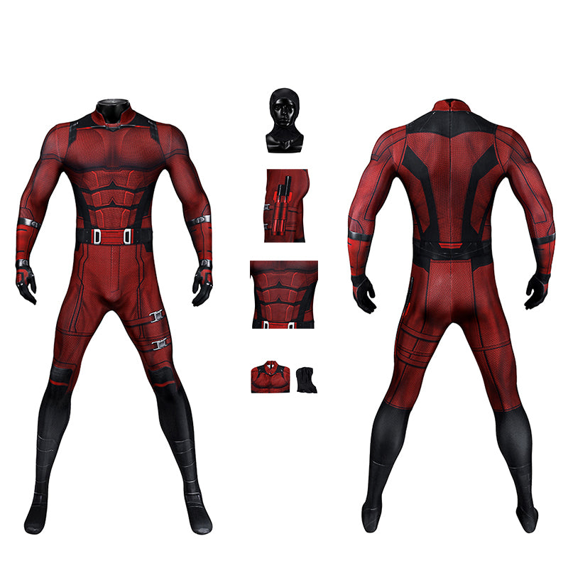 Daredevil: Born Again Season 1 Matt Murdock Cosplay Costume Red Jumpsuit
