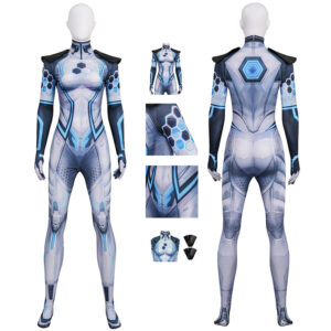 Marvel Rivals Sue Invisible Woman FF Future Foundation Cosplay Costume Jumpsuit