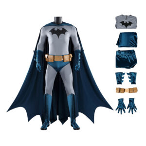 Batman: Hush Cosplay Costume Jumpsuit Halloween Outfit With Cape