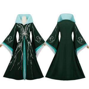 Wicked For Good Madame Morrible Cosplay Costume Halloween Green Outfit