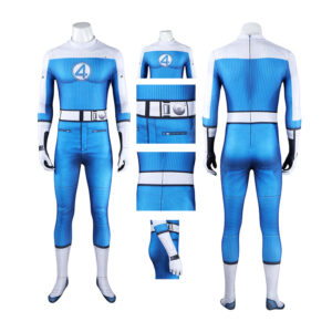 The Fantastic Four First Steps Human Torch Cosplay Costume Jumpsuit