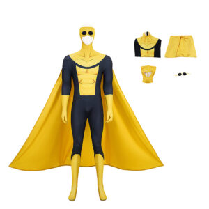 Invincible Sinister Mark Graysons Yellow Cosplay Costume Combat Suit