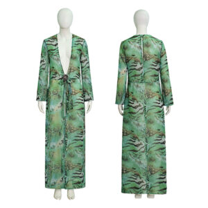Off Campus Allie Hayes Cosplay Costume Women Long Sheer Party Suit