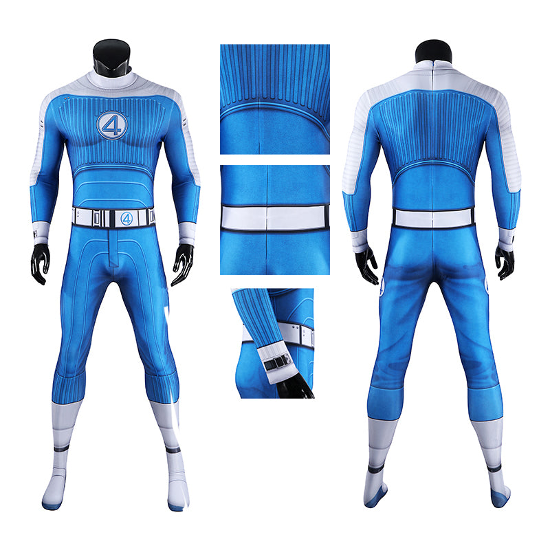 The Fantastic 4 First Steps Ben Grimm Jumpsuit Costume Halloween Outfits