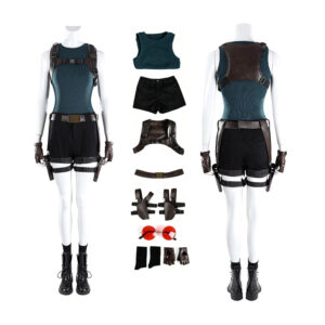 Tomb Raider Lara Croft Cosplay Costume Halloween Carnival Suit