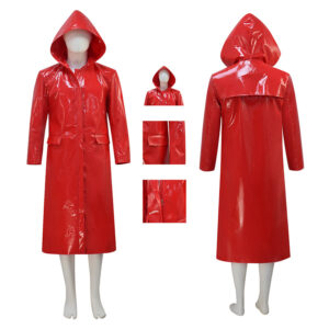 Fear Street: Prom Queen 2025 Simone Perry Red Coat Costume Carnival Halloween Suit