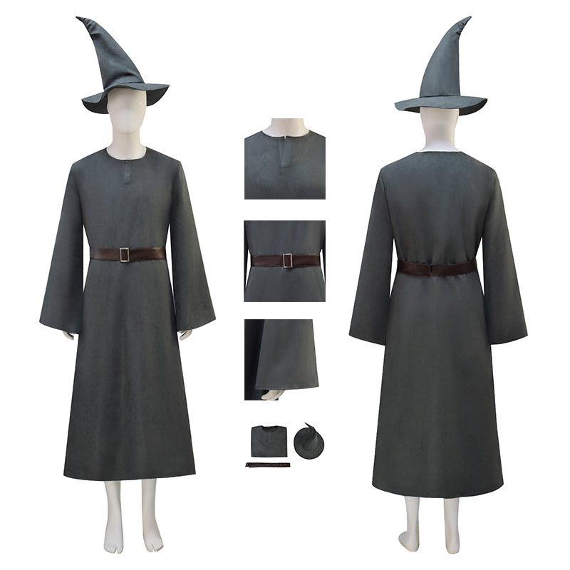 Gandalf Cosplay The Lord of The Rings Gandalf Wizard Costume Halloween Carnival Suit