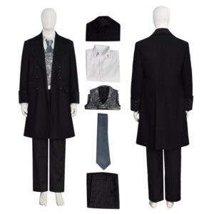 Doctor Who sixth 6th Doctor Cosplay Costume Halloween Black Outfit