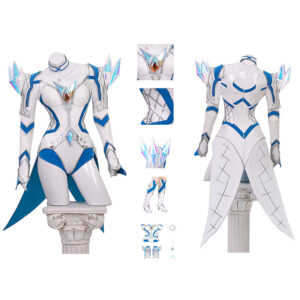 Marvel Rivals Emma Frost The White Queen Cosplay Costume Halloween Outfit Ver2