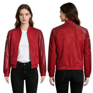 Star Trek Starfleet Academy Leather Bomber Coat Academy Female Uniform