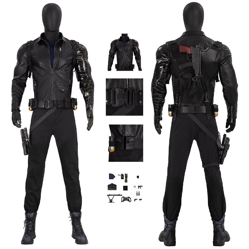 2025 Movie Thunderbolts Winter Soldier Cosplay Costume Halloween Outfit