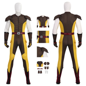 Deadpool 3 Wolverine Cosplay Costume Brown Halloween Outfit