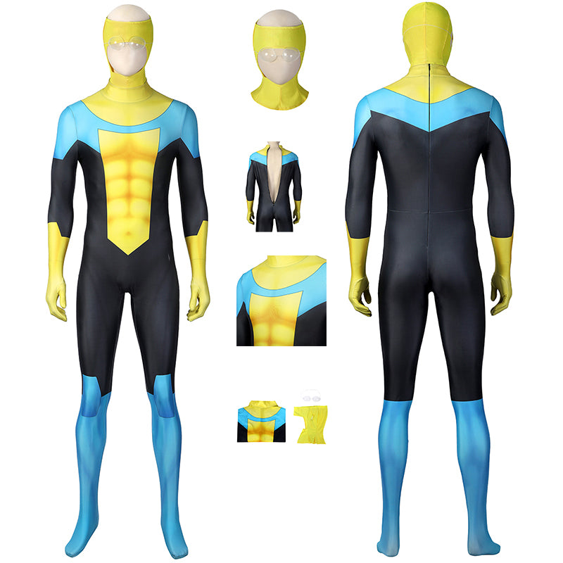 Invincible Mark Grayson Cosplay Costume Jumpsuit Halloween Suit
