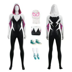Gwen Stacy Cosplay Across The Spider-Verse Cosplay Costume Halloween Suit