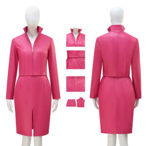 Legally Blonde Elle Woods Cosplay Costume Pink Dress Halloween Outfit