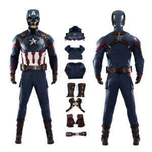 Captain America Cosplay Costume Avengers Endgame Halloween Outfit