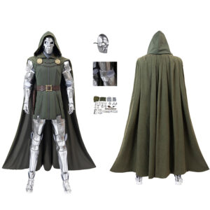 New Avengers 5 Doomsday Doctor Doom Cosplay Costume Halloween Jumpsuit