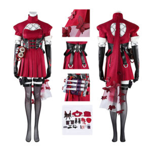 Marvel Rivals Psylocke Blood Kariudo Skin Cosplay Costume Halloween Outfit