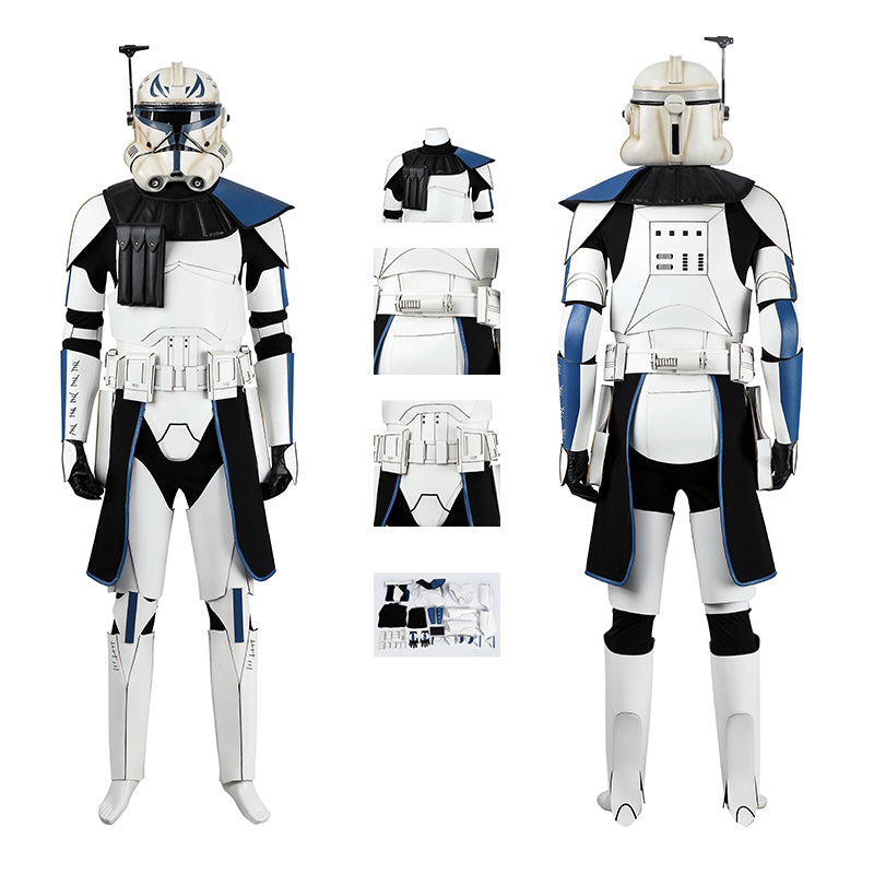Star Wars : The Clone Wars Captain Rex Cosplay Costume Halloween Outfit