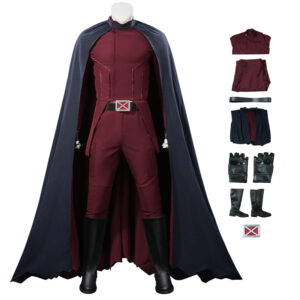 Avengers Doomsday Magneto Red Cosplay Costume With Cloak Halloween Suit